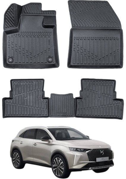 Ds Ds7 Crossback 2018-2022 Uyumlu Araca Özel Lüx 4d Paspas