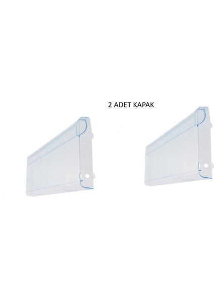 Siemens Profilo Alttan Dondurucu Soğutucu Için Çekmece Kapak Paneli (2 Adet )-KGN56-57 Model Için