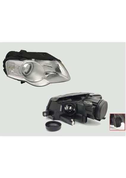 2075012 - Far Sinyal Sağ Passat 03/05-11/10 Elektrikli H7 H7 x