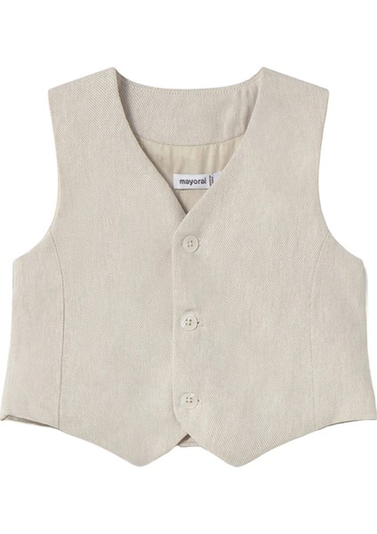Erkek Bebek Çizgili Keten Yelek 1303 fırsatları