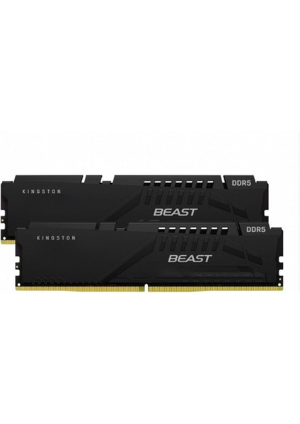 Hello Papana 32 GB Ddr5 5200MHZ Kıngston Beast Black Expo 2X16GB CL36 Dımm Dt KF552C36BBEK2/32TR