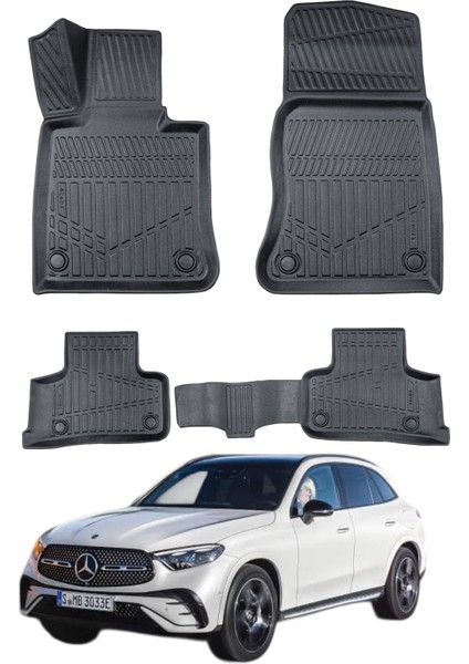Mercedes Glc 2023- Uyumlu Araca Özel Lüx 4d Paspas