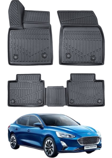 Ford Focus 5 2019- Uyumlu Araca Özel Lüx 4d Paspas