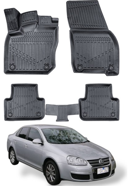 Volkswagen Jetta 2005-2007 Uyumlu Araca Özel Lüx 4d Paspas