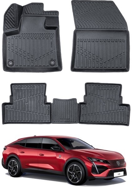 Peugeot 408 2023 Uyumlu Araca Özel Lüx 4d Paspas
