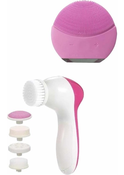 Sepetim Ikili Cilt Bakım Seti 5 Başlıklı Yüz Temizleme ve Masaj Aleti Canlandırıcı ve Onarıcı indirimleri