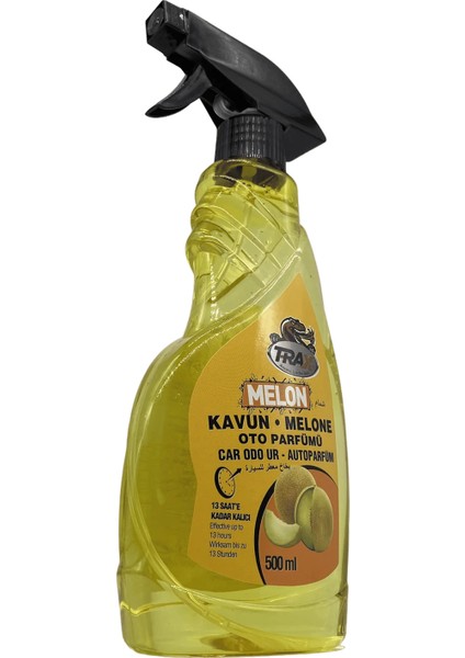 Trax Oto Parfüm Kavun Kokulu ve Ferah Kalıcı Oto Koku Sprey 500 ml