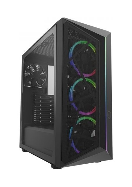 Hello Papana Cooler Master CMP510 Tg 650W 80+ Mesh Panel Siyah Argb 3X120MM Fanlı Mid-Tower Kasa