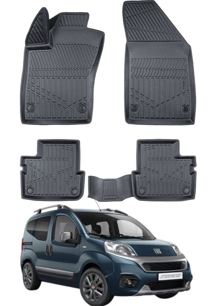 Fiat Fiorino 2023- Uyumlu Araca Özel Lüx 3D Paspas