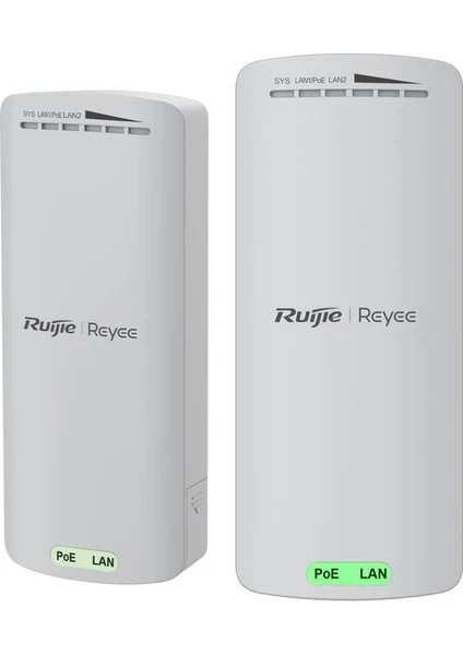 Hello Papana Ruıjıe Reyee RG-EST100-E 2 Port 300MBPS Outdoor Access Point (500MT Noktadan Noktaya) (2li Set)