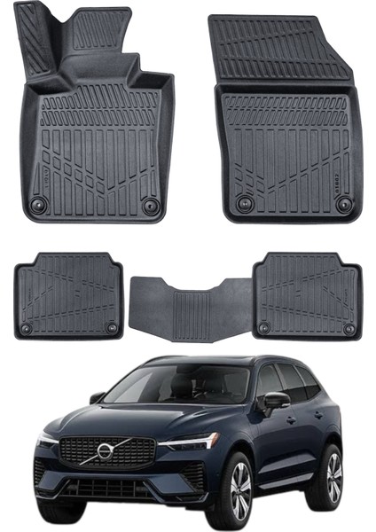 Volvo XC60 Plug-In 2024- Uyumlu Araca Özel Lüx 4d Paspas