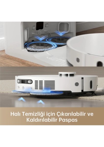 X40 Ultra Robot Süpürge Beyaz, 12.000PA Emiş Gücü modelleri