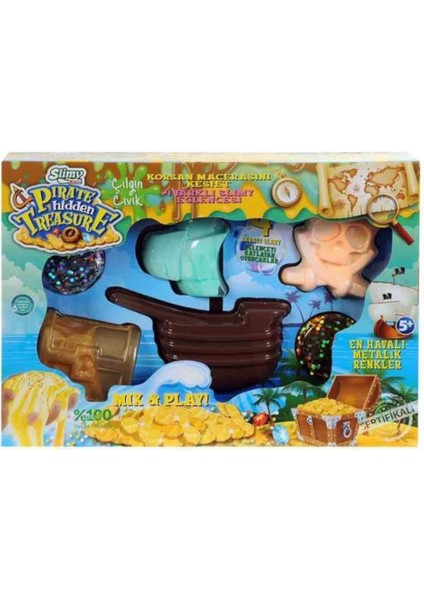 Slimy Korsan Temalı Kutulu Set - 33487 (Lisinya)
