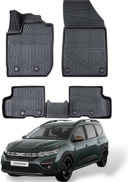 Dacia Jogger 2022- Uyumlu Araca Özel Lüx 3D Paspas