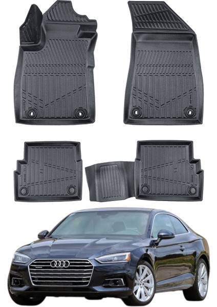 Audi A5 2016+ Uyumlu Araca Özel Lüx 3D Paspas