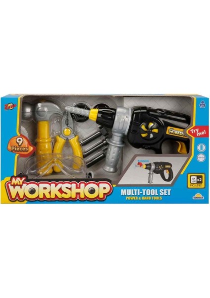 Nessiworld 4606 Zapp Toys My Workshop Matkaplı Tamir Seti 9 Parça