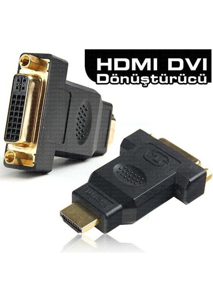 Hello Papana Dark Dk-Hd-Amhdmıxfdvı Dvı-D - HDMI Dönüştürücü (Dvı-D Dişi - HDMI Erkek)