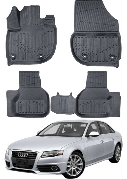 Audi A4 2011-2016 Uyumlu Araca Özel Lüx 3D Paspas