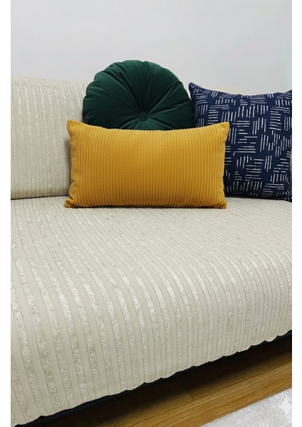 Liza Kaymaz Taban Süngerli Kadife Koltuk Örtüsü 170X210 cm