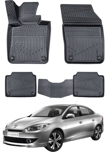 Renault Fluance 2009- Uyumlu Araca Özel Lüx 3D Paspas