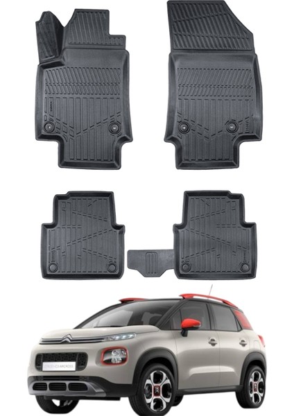 Citroen C3 Aircross 2017- Uyumlu Araca Özel Lüx 3D Paspas
