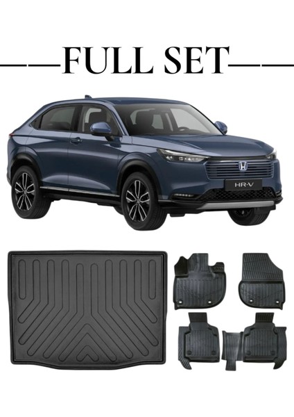 Honda Hrv 2024+ Araca Özel Bagaj Havuzu ve 4d Paspas Takımı Premium