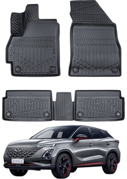 Chery Omoda 5 2022- Uyumlu Araca Özel Lüx 4d Paspas