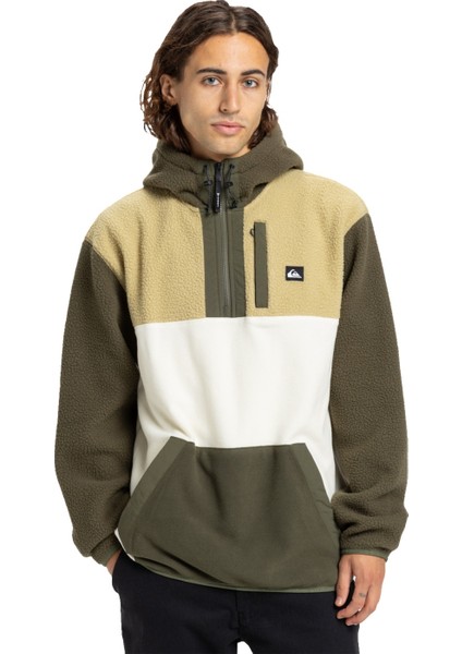 Ocean View Mix Up Hoody Erkek Yeşil Polar