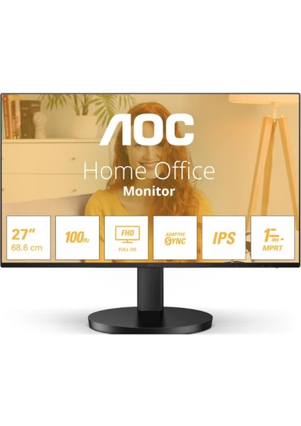 Hello Papana 27 Aoc 27B3HA2 IPS 1ms 100MHZ 1xvga 1xhdmı Fhd 1920X1080 Hoparlör Vesa Siyah