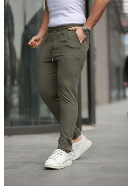 Erkek Trend Beli Lastikli Duble Paça Pantolon fiyatları