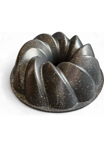 Granit Kaplamalı Döküm Kek Kalıbı 25 cm – Yapışmaz Dalgalı Desen fırsatları