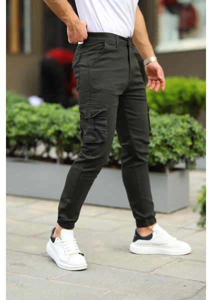 Erkek Bel Kemerli Körüklü Jogger Paça Lastikli Pantolon fiyatları
