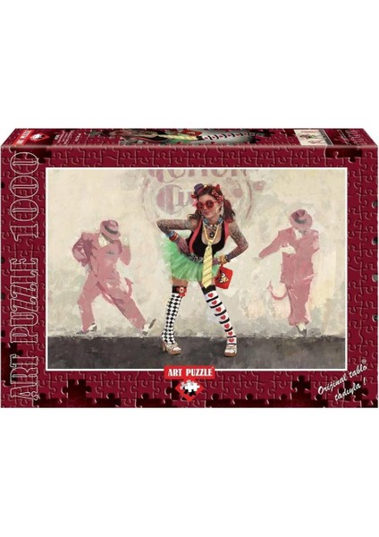 Nessiworld 4355 Art Puzzle Şeytan Mı? Melek Mi? 1000 Parça Puzzle