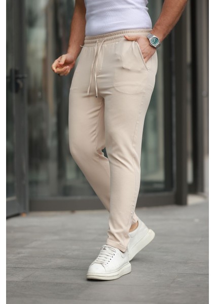 Erkek Trend Beli Lastikli Duble Paça Pantolon fiyatları