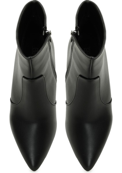 23K-151 5pr Siyah Kadın Topuklu Bot fırsatları