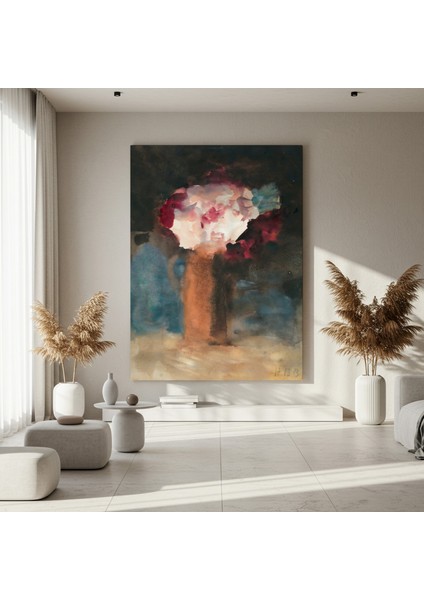 Soyut Çiçek Buket Su Boyama Tablosu fırsatları