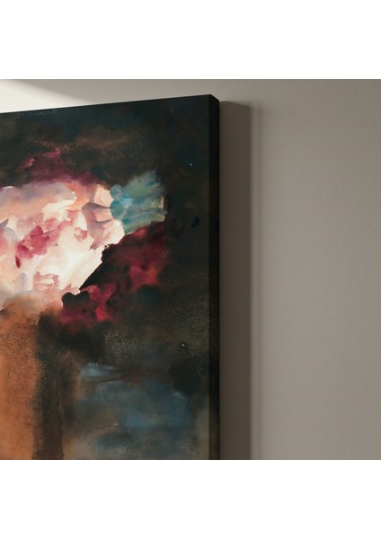 Soyut Çiçek Buket Su Boyama Tablosu indirimleri