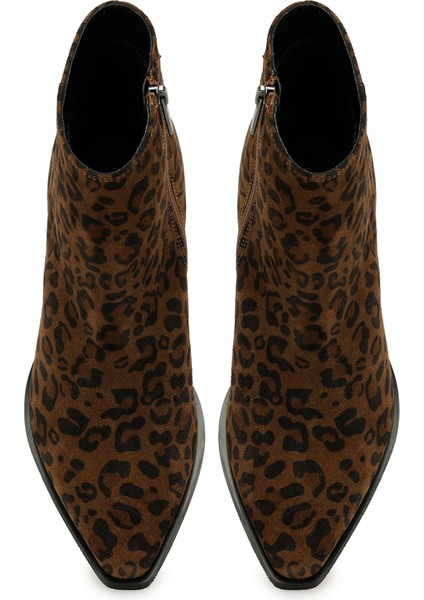 Venıze5 5pr Leopar Kadın Kovboy Bot fırsatları