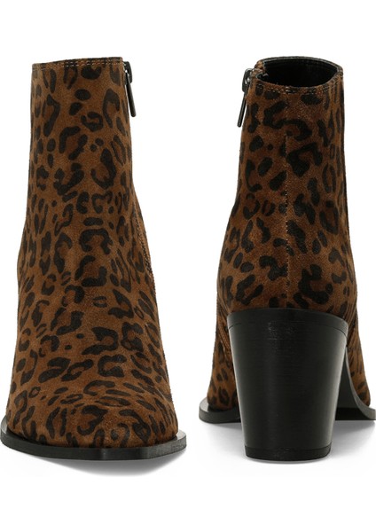 Venıze5 5pr Leopar Kadın Kovboy Bot indirimleri