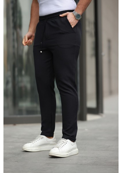 Erkek Trend Beli Lastikli Duble Paça Pantolon fiyatları