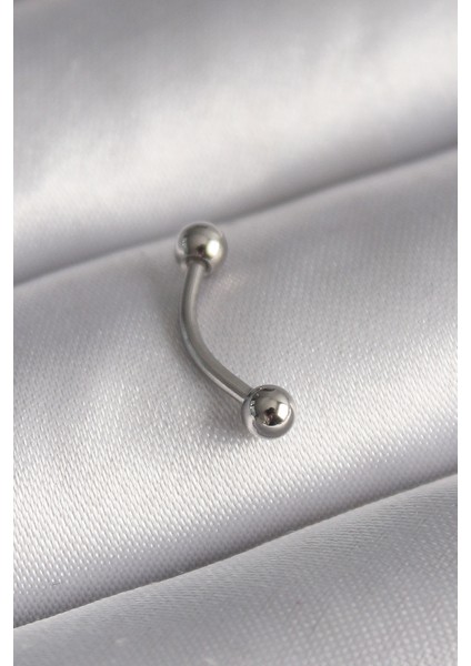 316L Çelik Gümüş Topçuk Model Piercing