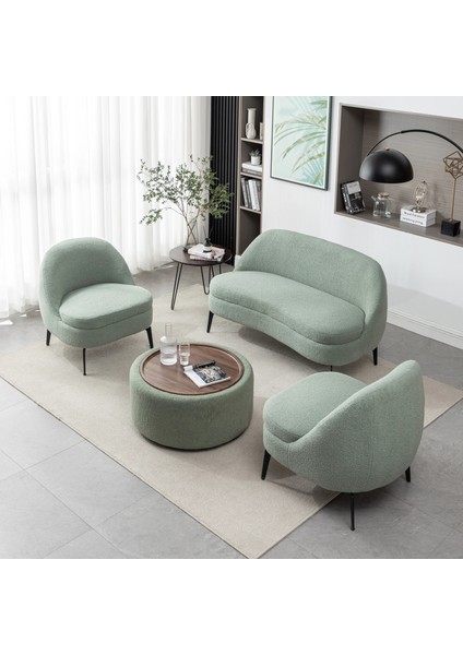 Furno Luxury Çay Seti Koltuk Takımı 4lü Set