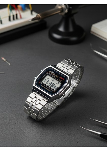 Retro Alarmlı Dijital Erkek Kol Saati modelleri