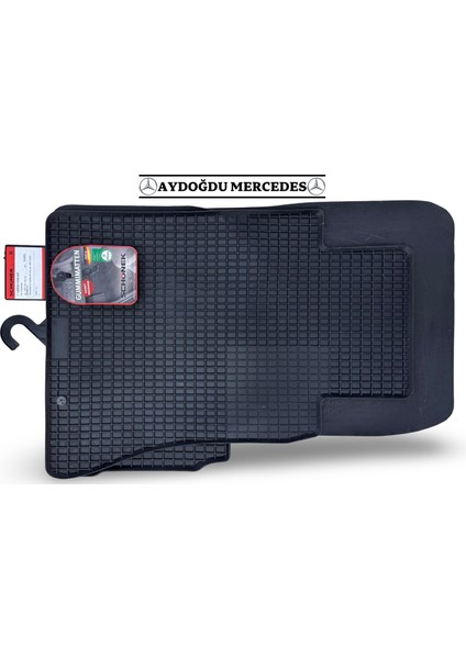 Mercedes-Benz E-Serisi W124 Schönek Kauçuk Paspas Takımı Siyah Made In Germany (1985-1995)