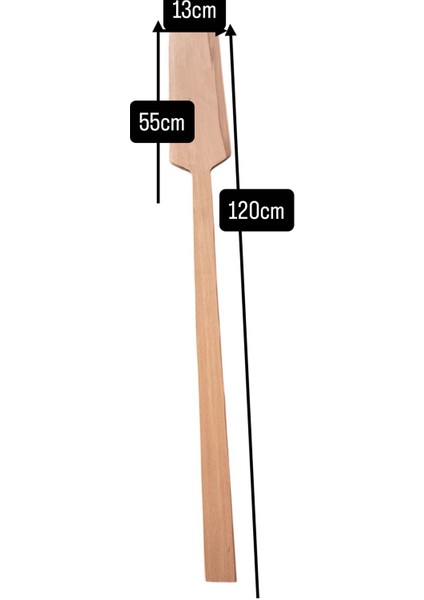 Doğal Ahşap 13X55X120 Pizza Küreği – Kolay Kullanım, Dayanıklı”