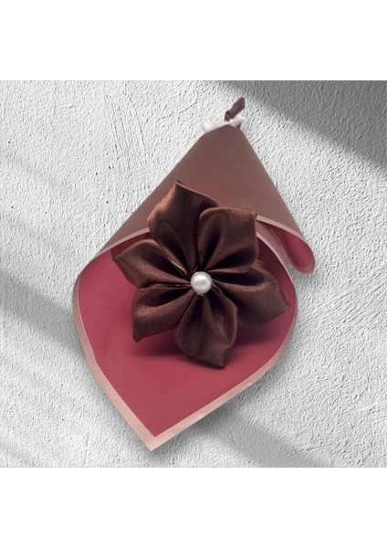 Tekli Saten Çiçek Buketi