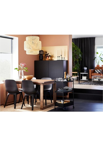 Odger Plastik Sandalye Antrasit