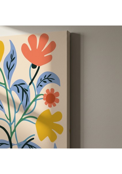 Modern Tarzı Soyut Çiçek Buket Tablosu indirimleri