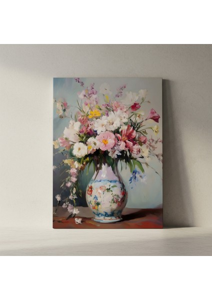 Çiçek Buketi Impresyonist Tarzı Yağlıboya Tablo fiyatları