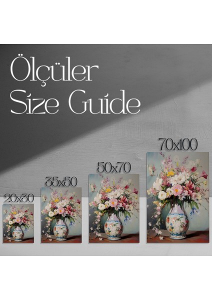 Çiçek Buketi Impresyonist Tarzı Yağlıboya Tablo modelleri